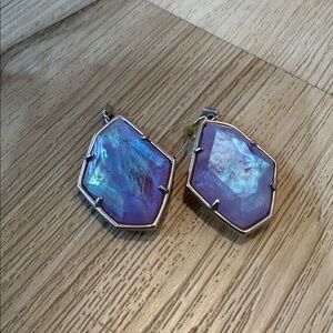 Kendra Scott Iridescent PurpleEarrings